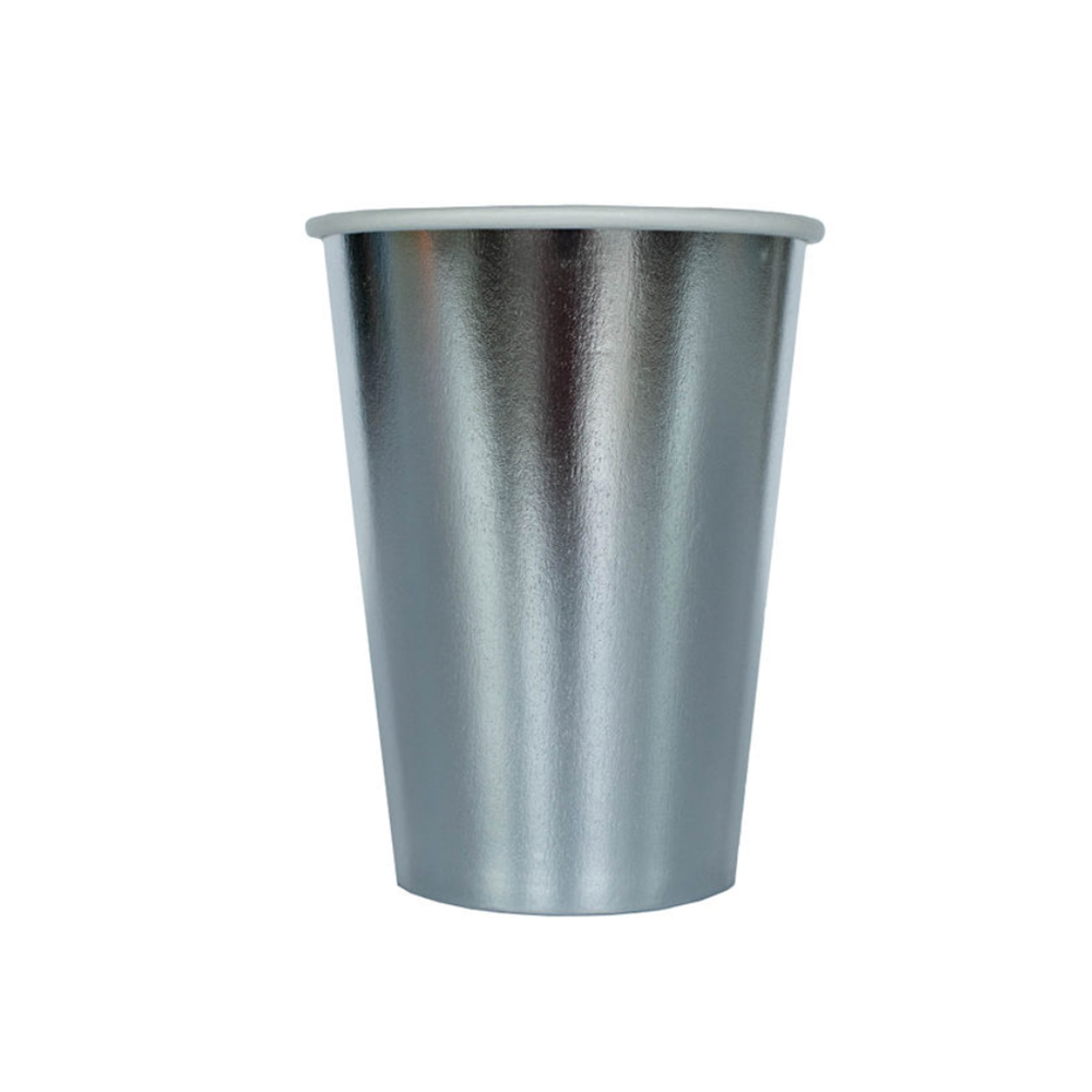 Silver 12 oz. Cups