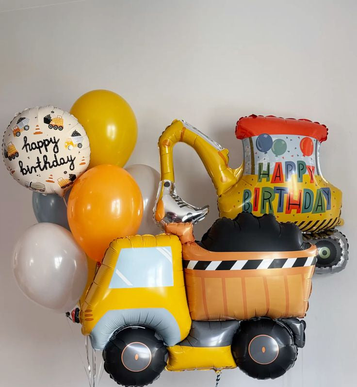 Construction Helium Balloon Bouquet