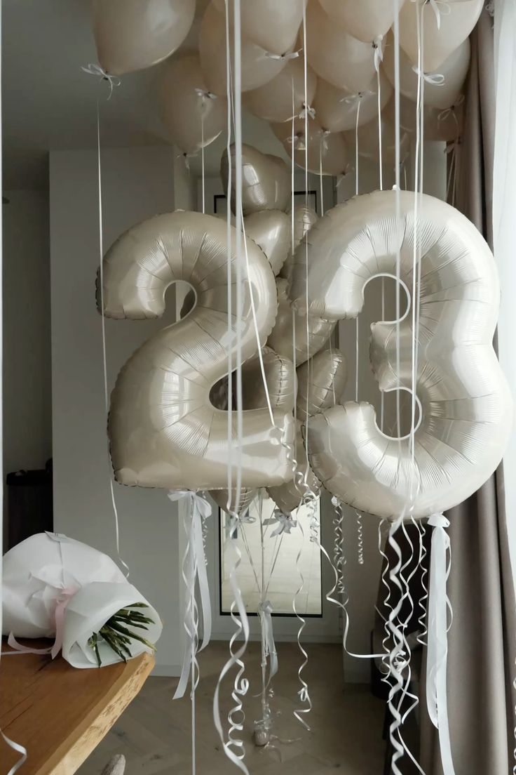 Ceiling Balloon Number Package