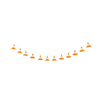 Construction Cone Banner