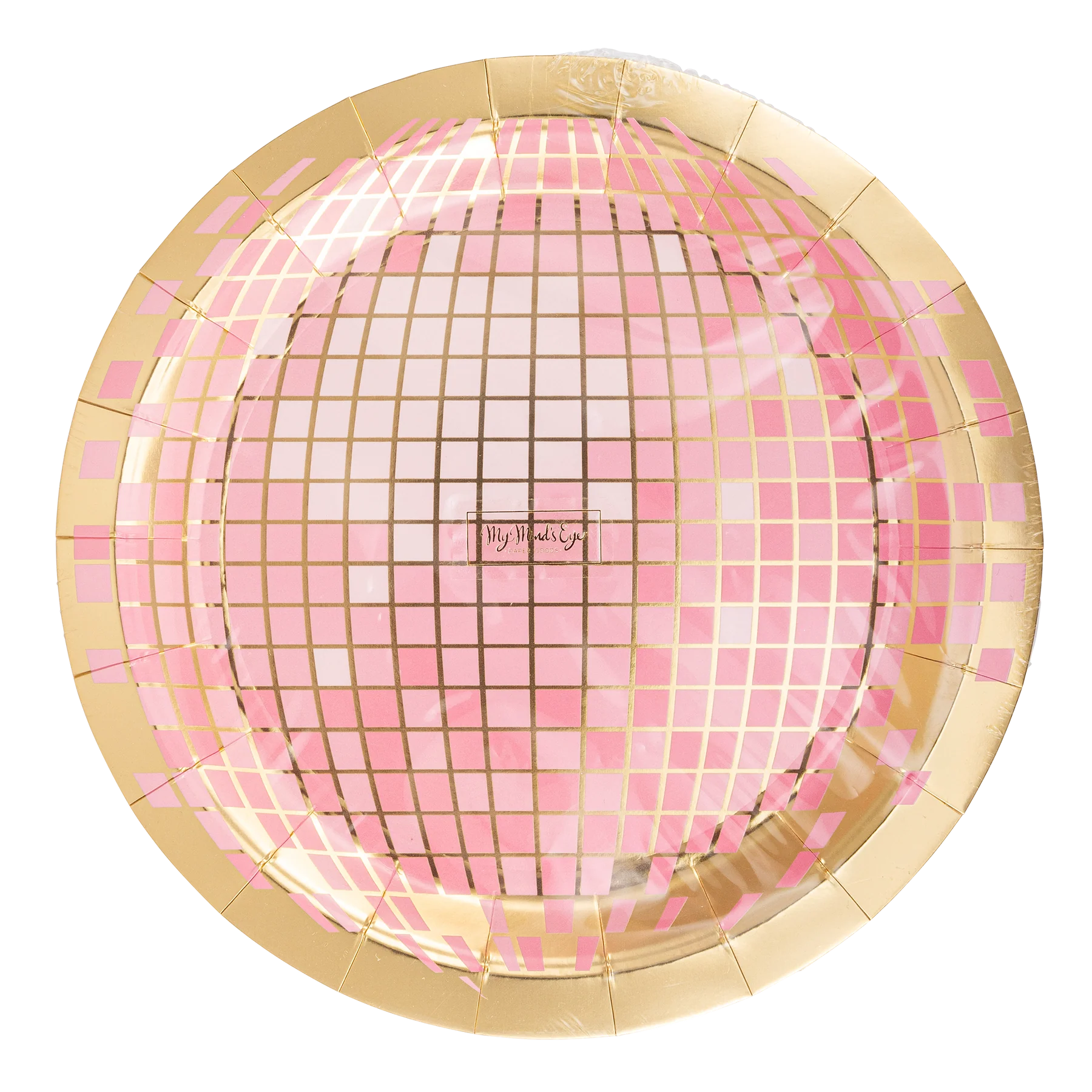 Disco Ball Paper Plate