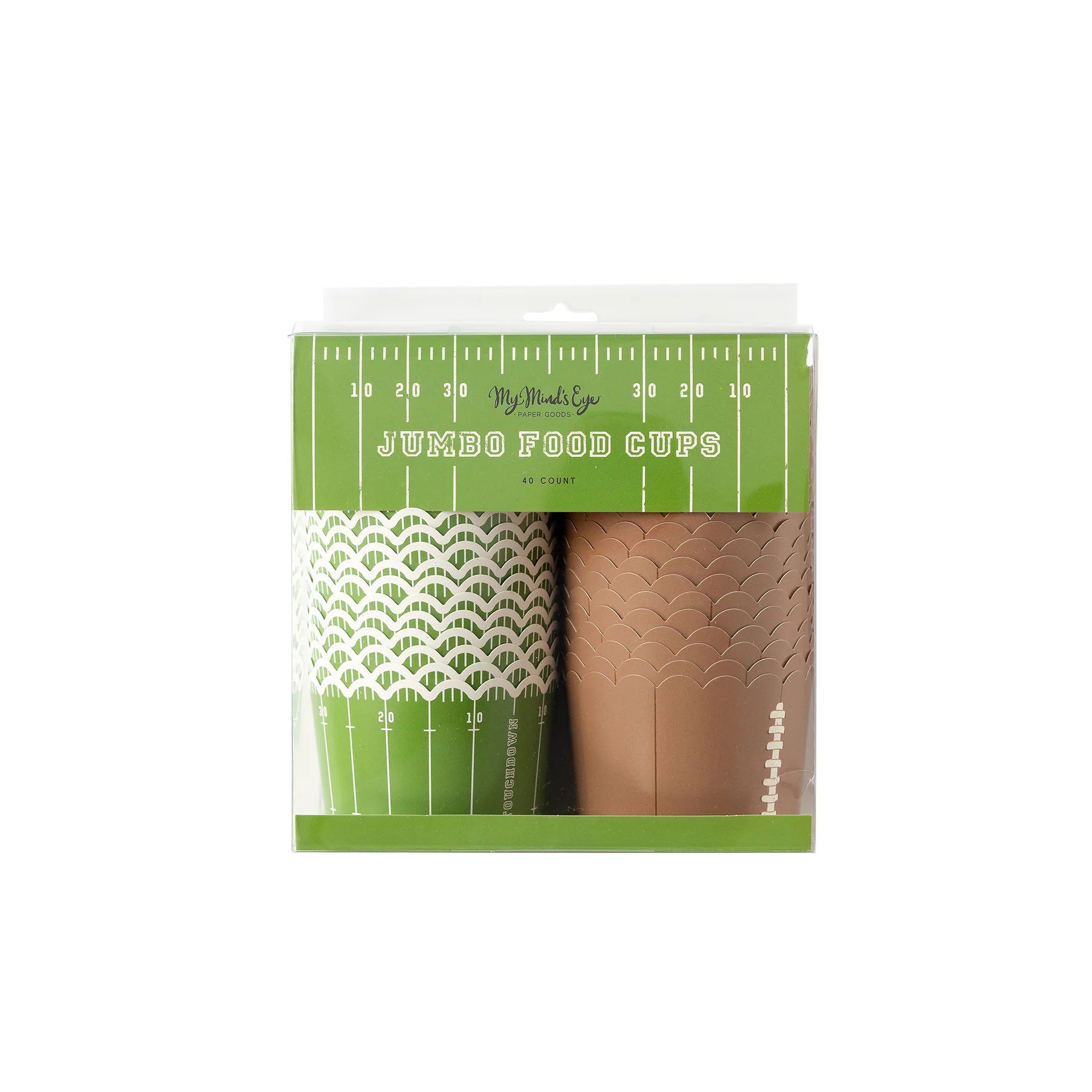Football Jumbo Baking/Food Cups