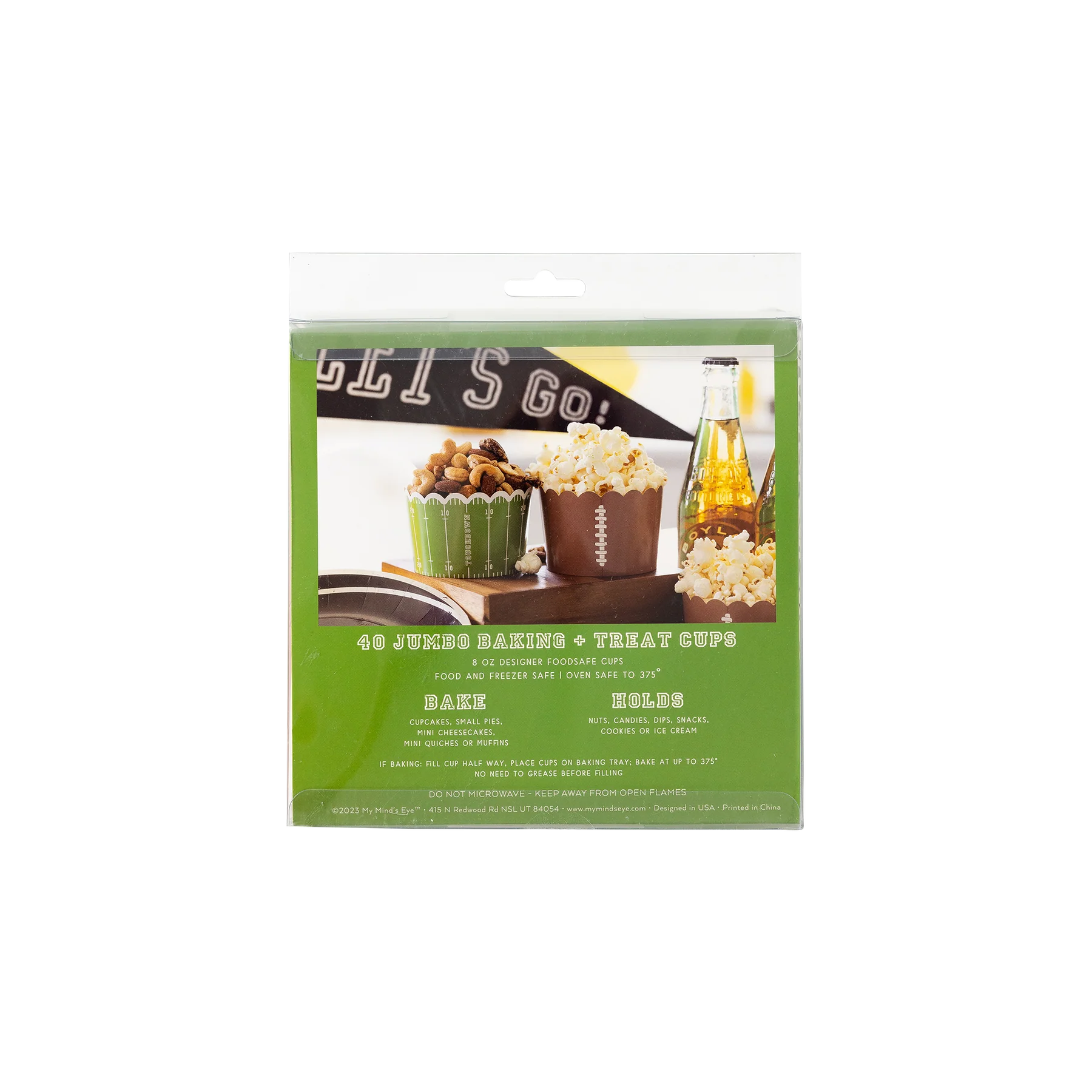 Football Jumbo Baking/Food Cups