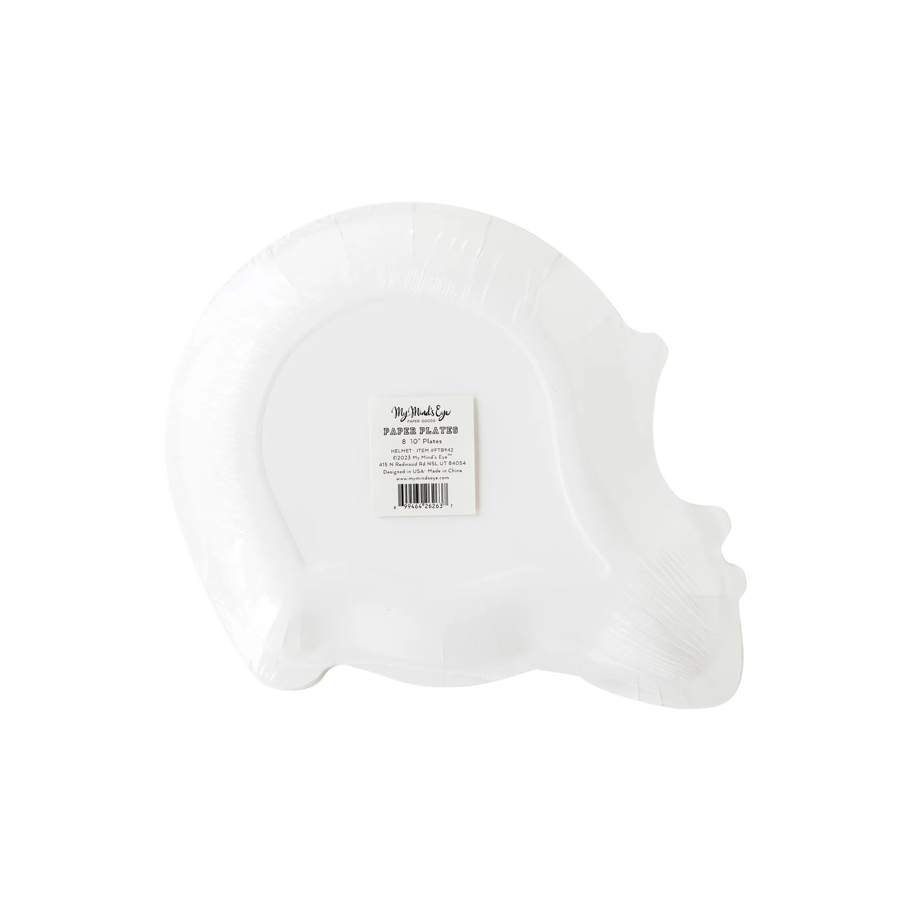 Football Helmet Shaped Paper Plate