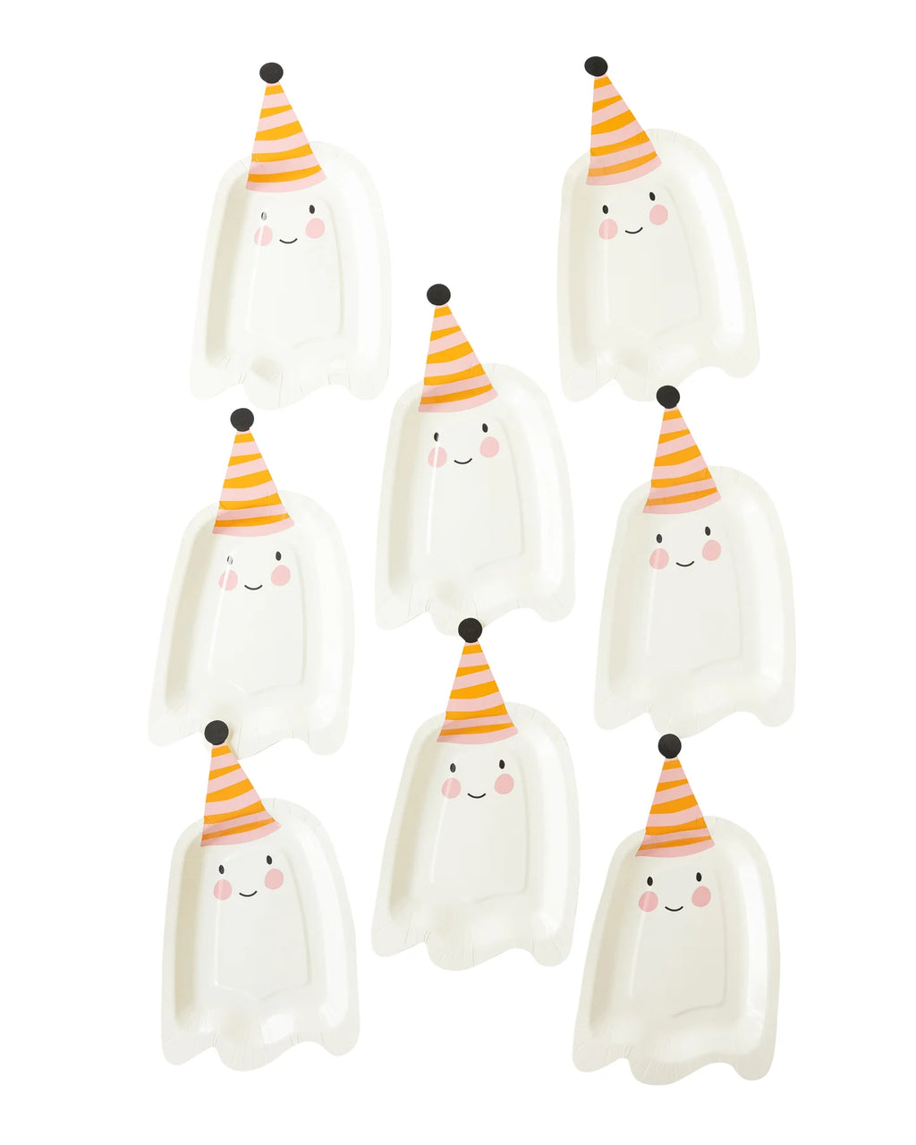 Ghoul Gang Ghost Shaped Paper Plate
