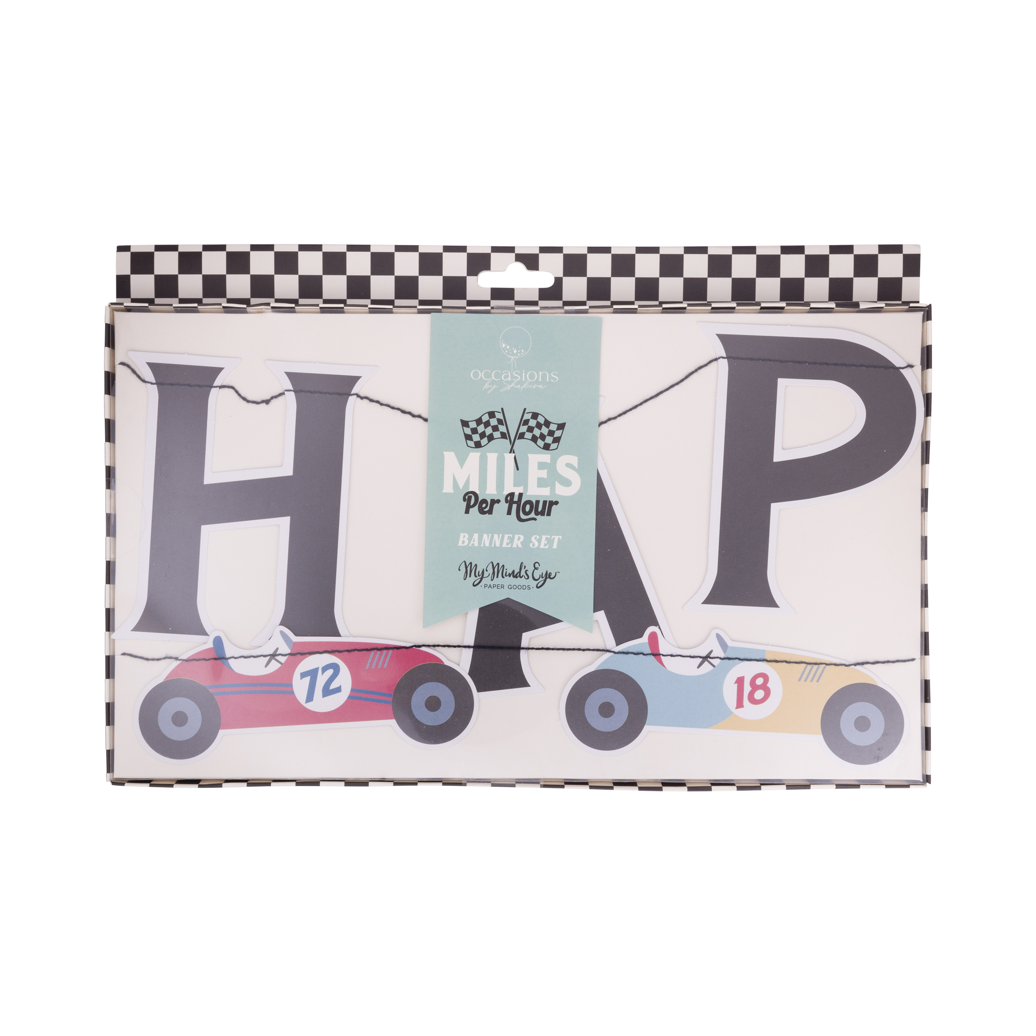 Miles per Hour - Happy Birthday Banner Set