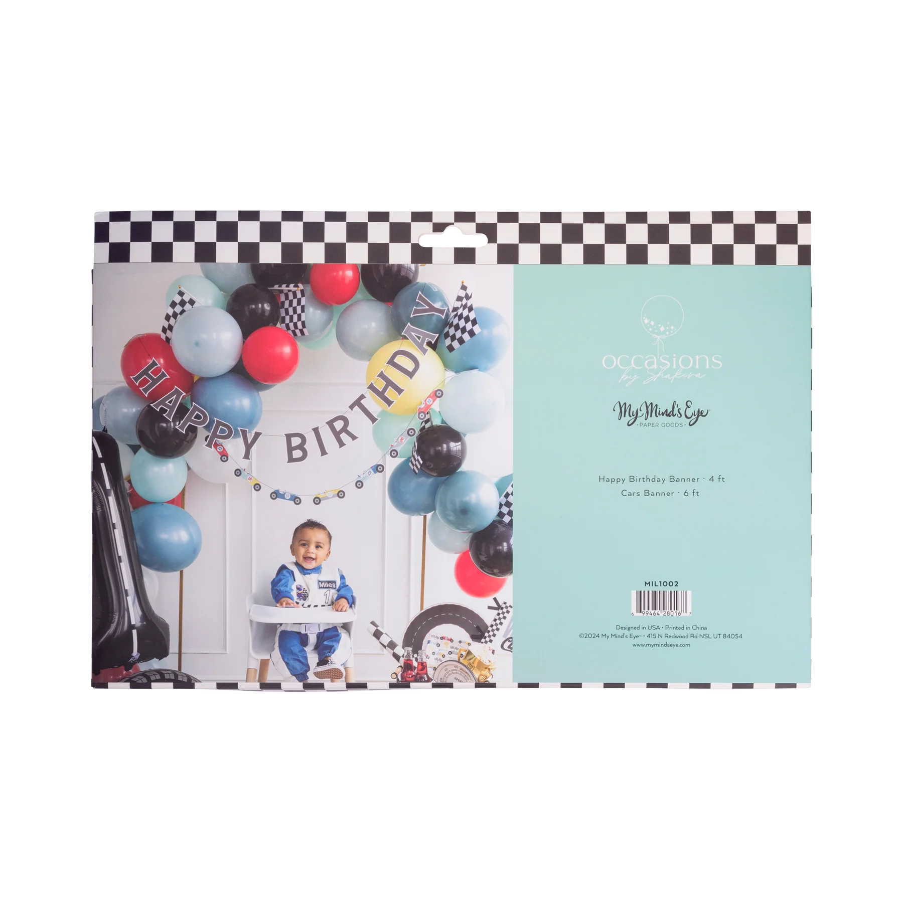 Miles per Hour - Happy Birthday Banner Set