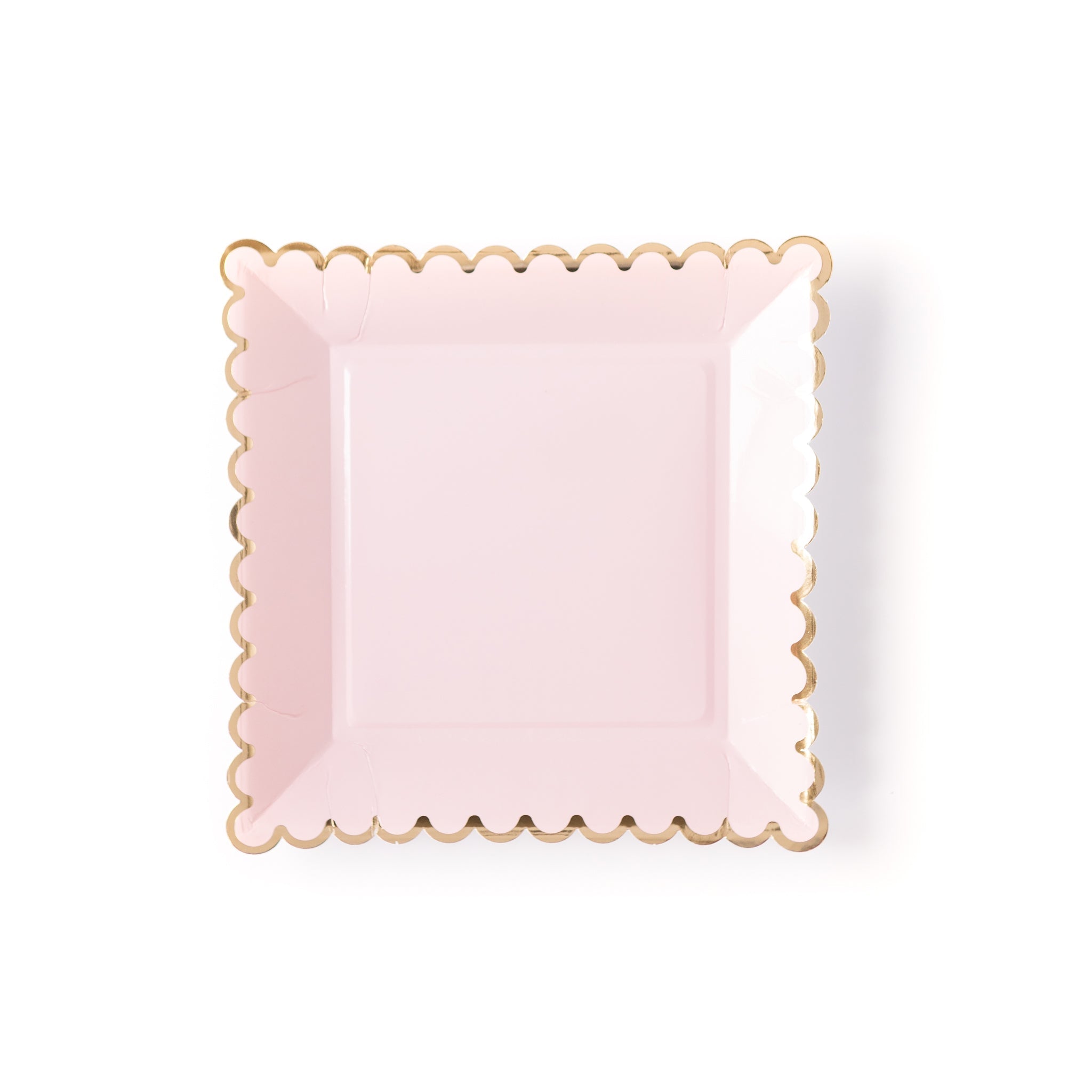 Blush Scalloped Plates Pink/Blush