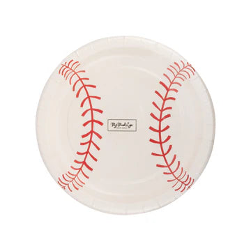 Baseball Paper Plate