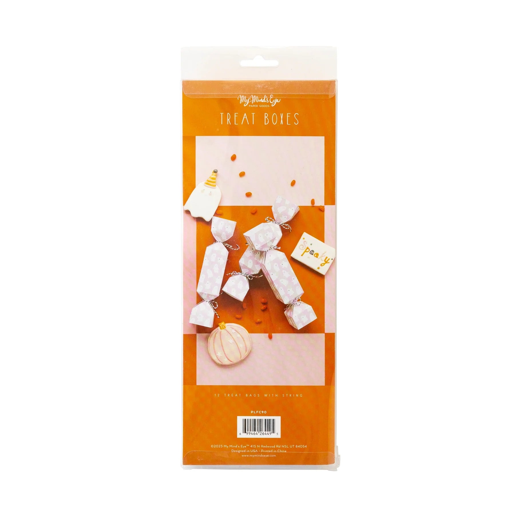 Pink Ghosts Treat Boxes