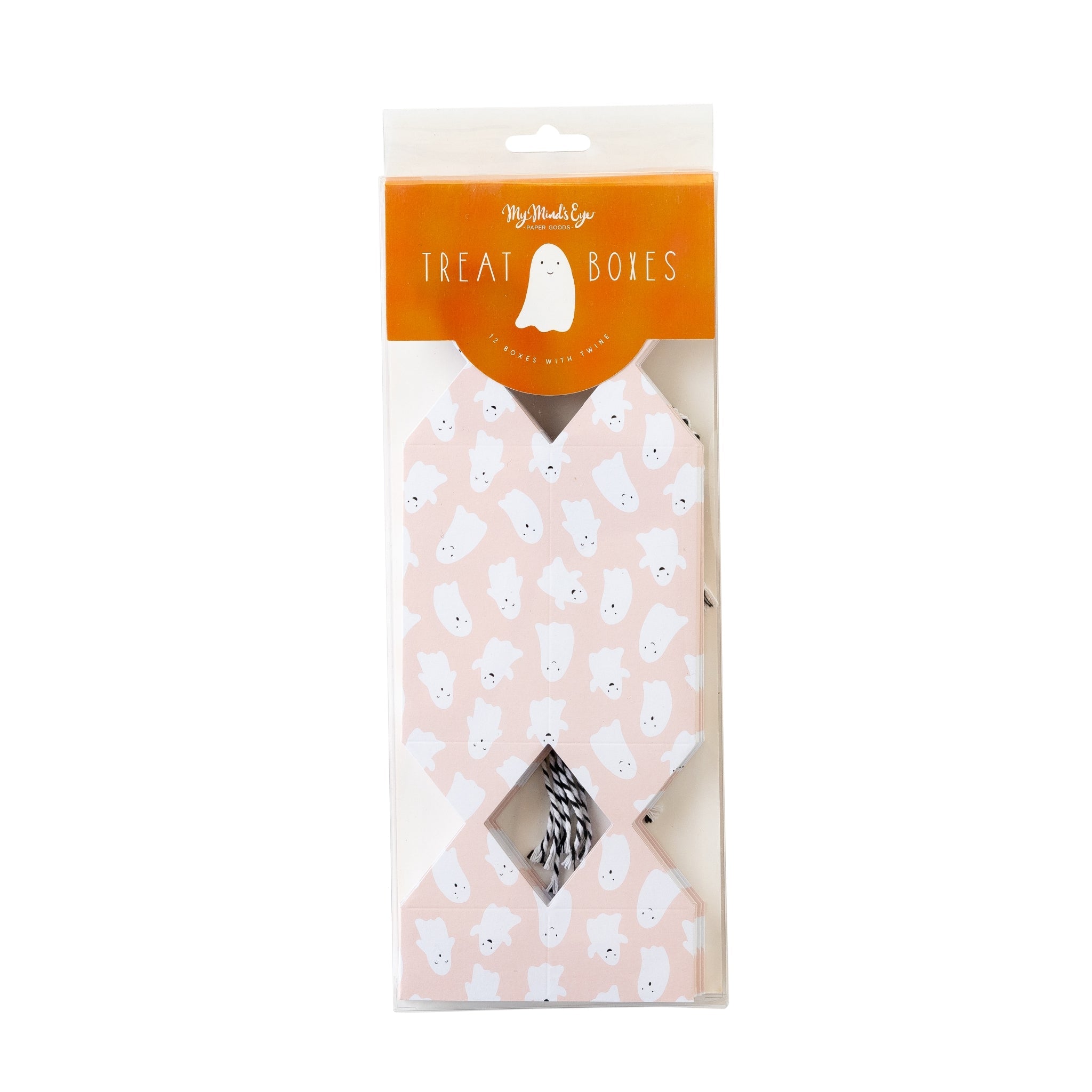 Pink Ghosts Treat Boxes