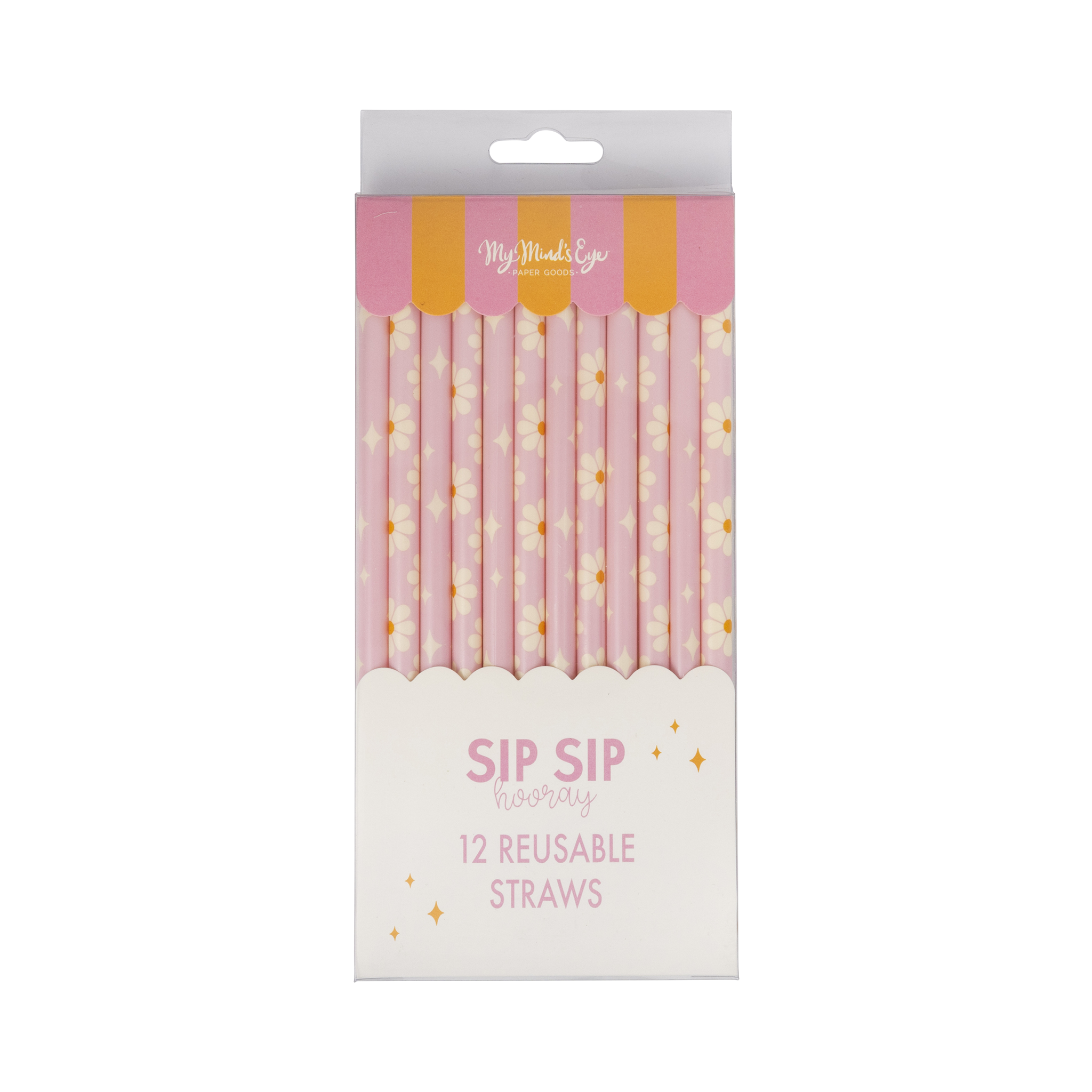 Disco Daisy Reusable Straws
