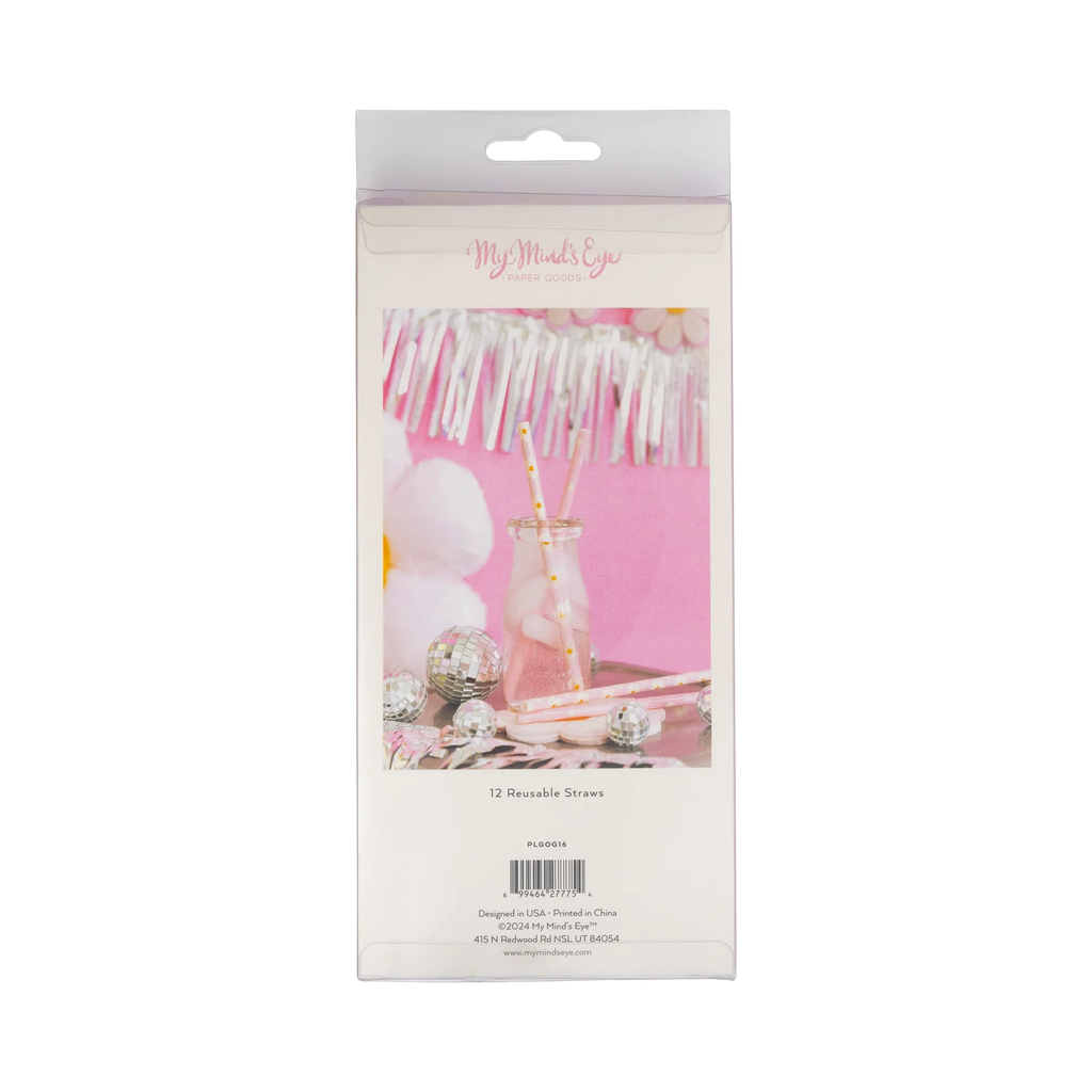 Disco Daisy Reusable Straws