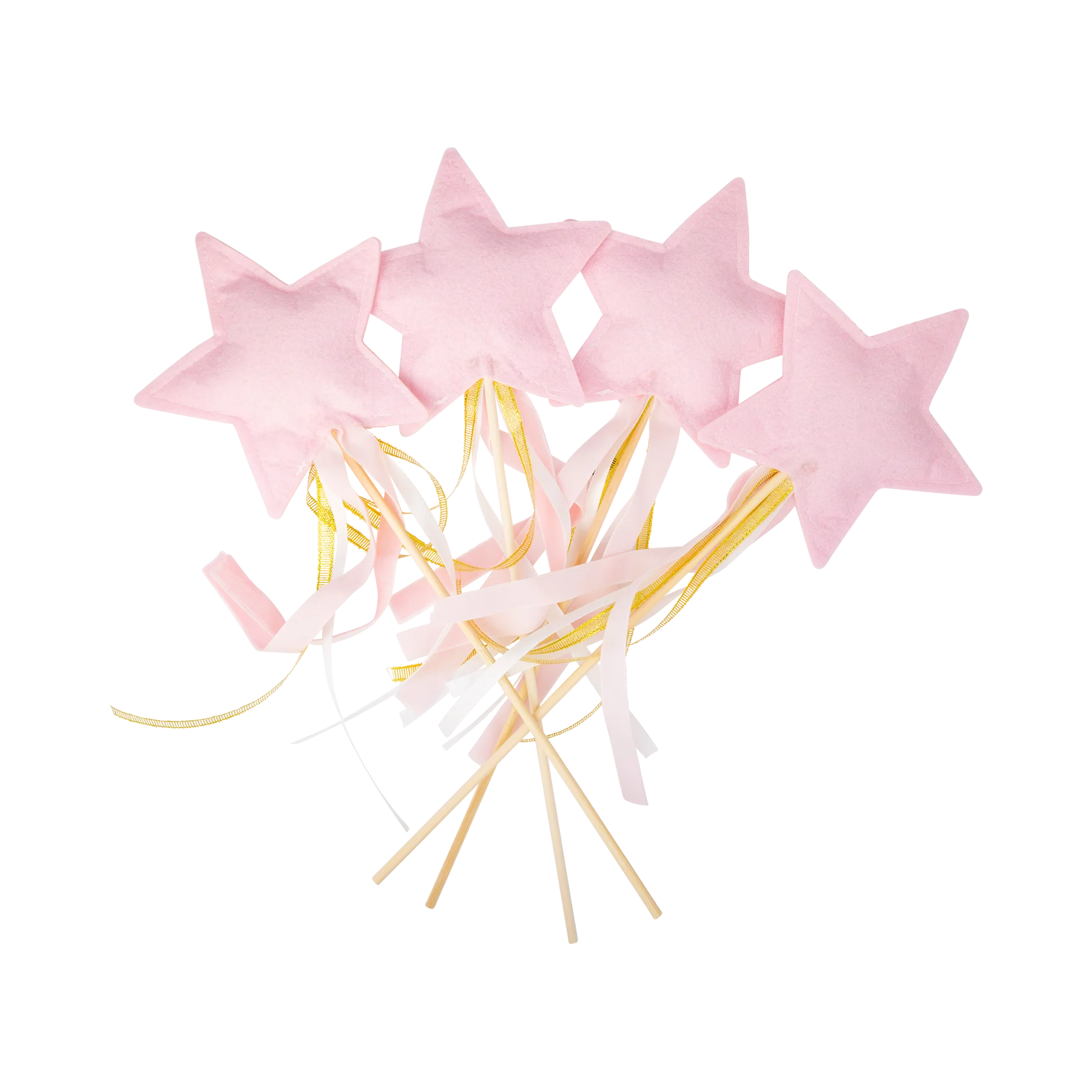 Princess Puffy Felt Wand Set