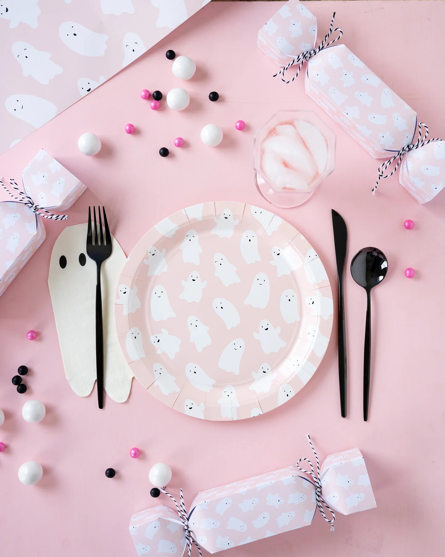 Scattered Ghosts Paper Plate