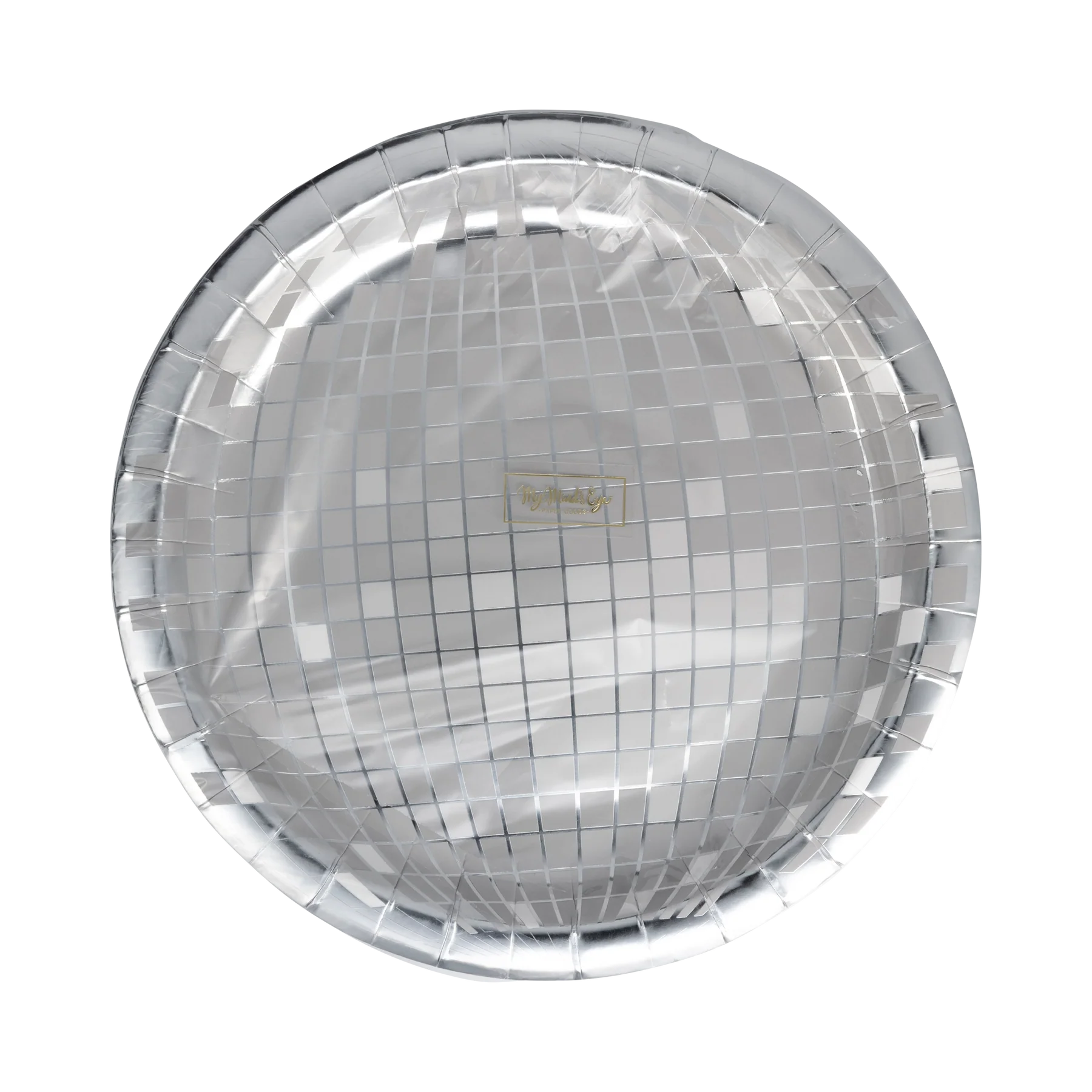 Silver Disco 9" Plate