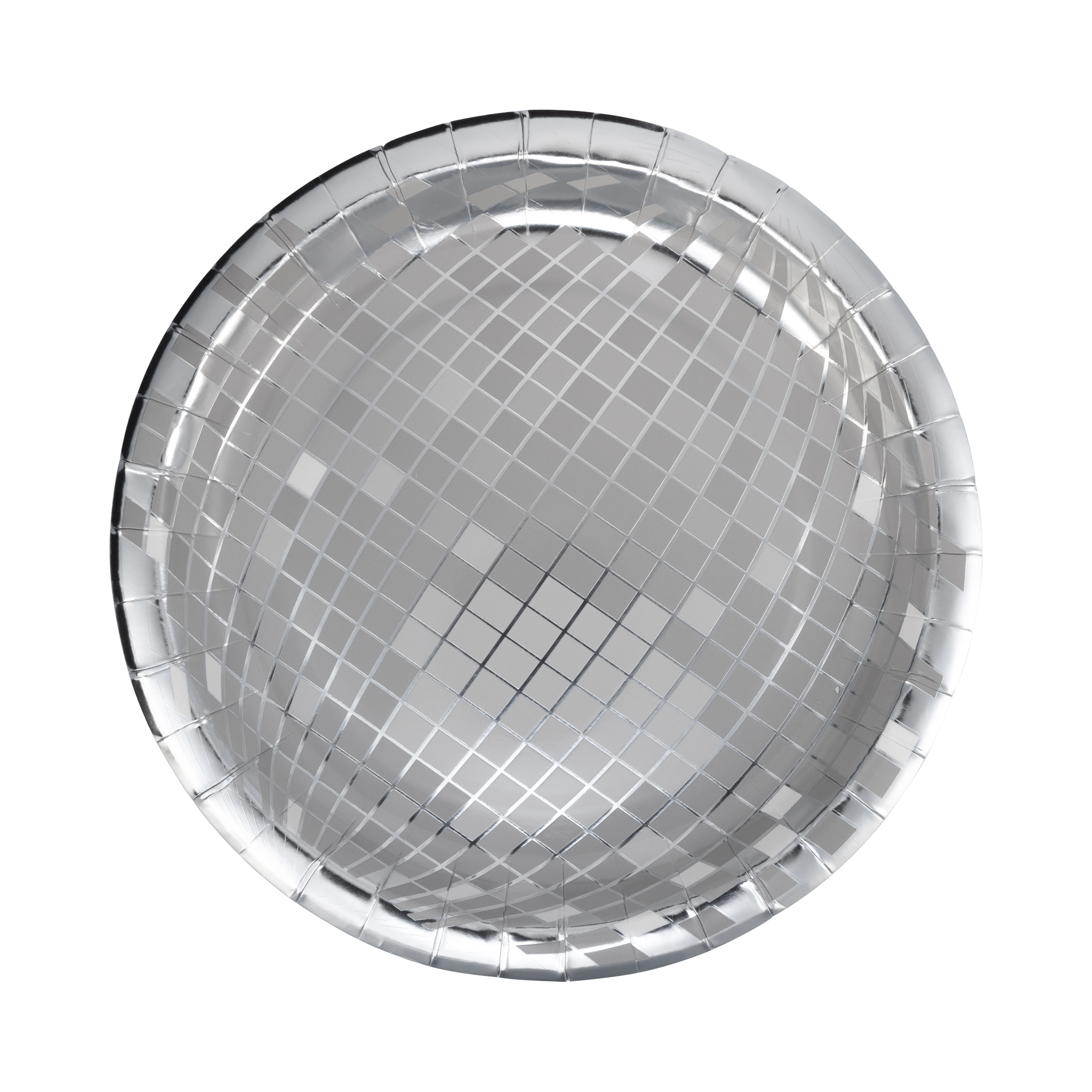 Silver Disco 9" Plate