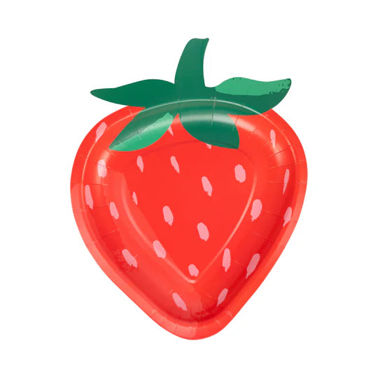 Strawberry Shaped Plate
