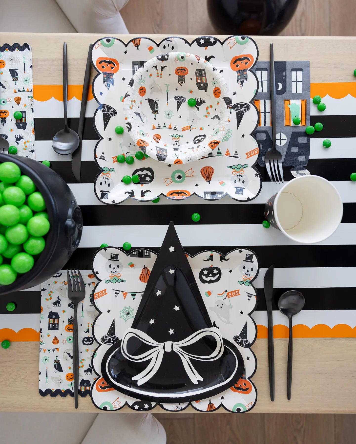 Witch Hat Shaped Paper Plate