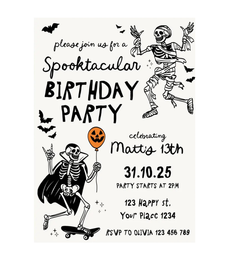 Digital Halloween Invitation #2