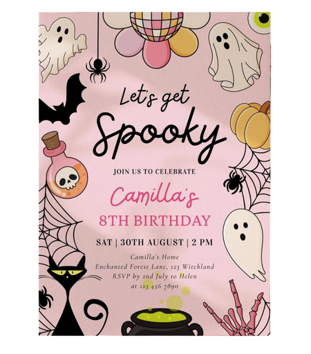 Digital Halloween Invitation #4