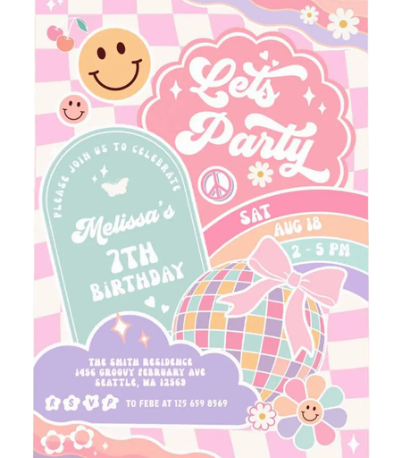Groovy Invitation #1