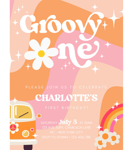 Groovy Invitation #2
