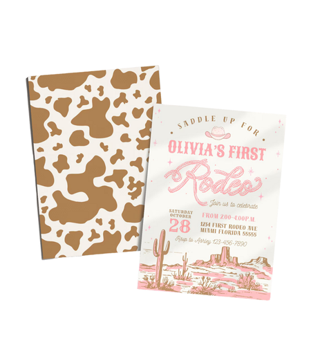 Digital Western Invitation #2