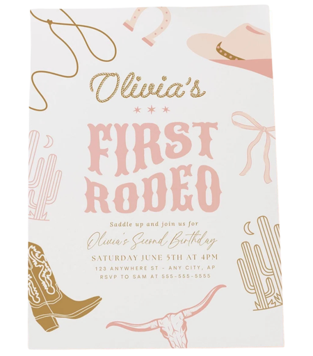 Digital Western Invitation #5