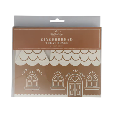 Gingerbread House Gable Treat Boxes