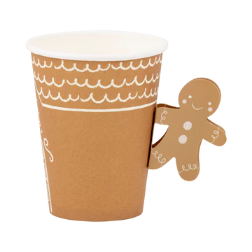 Gingerbread Handled Paper Cup