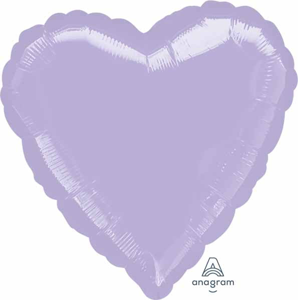 Lilac Heart Balloon 18"