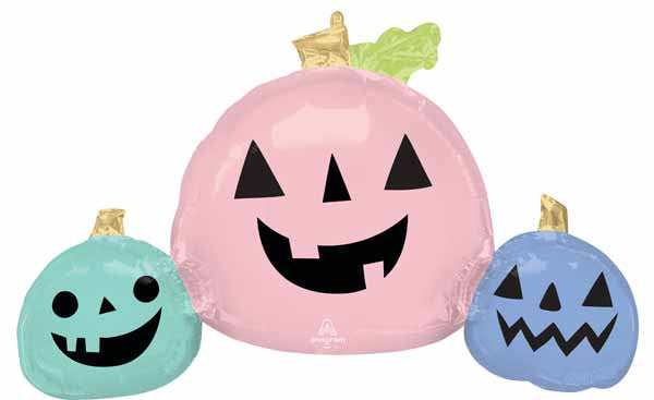 Pastel Halloween Pumpkin 35"