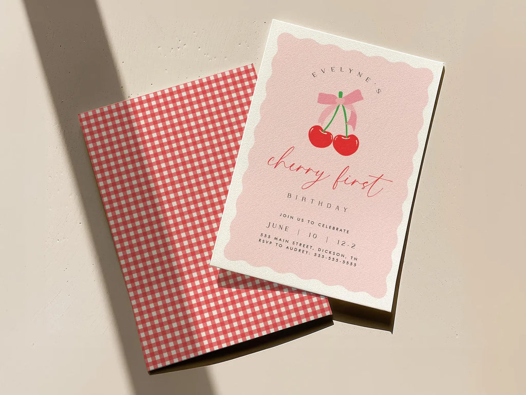 Cherry Party Invitation #2