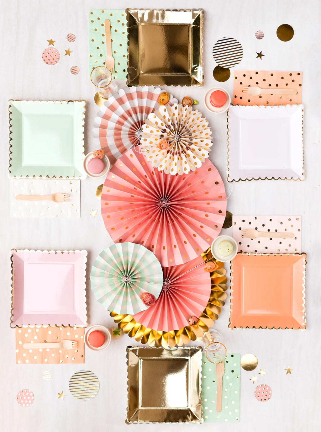 Blush Scalloped Plates Pink/Blush