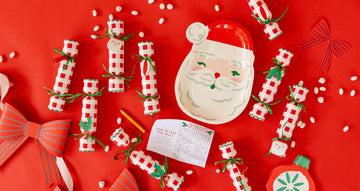 Santa Shaped Plate