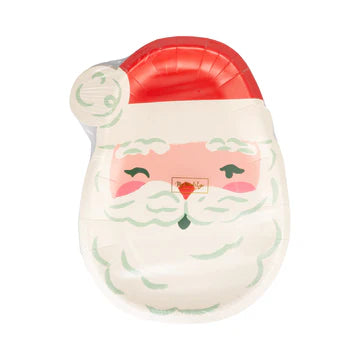Santa Shaped Plate