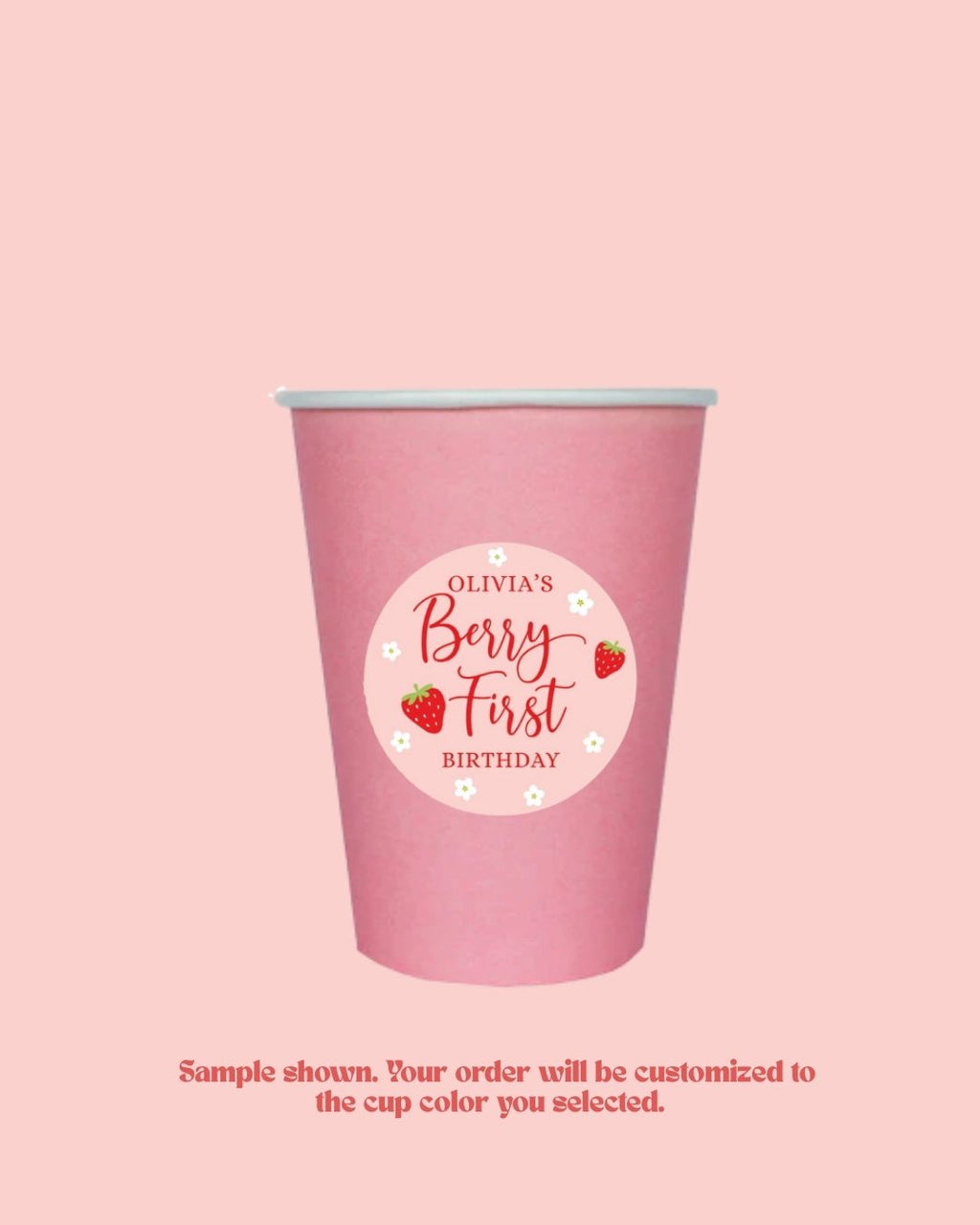 Custom Cup Sticker