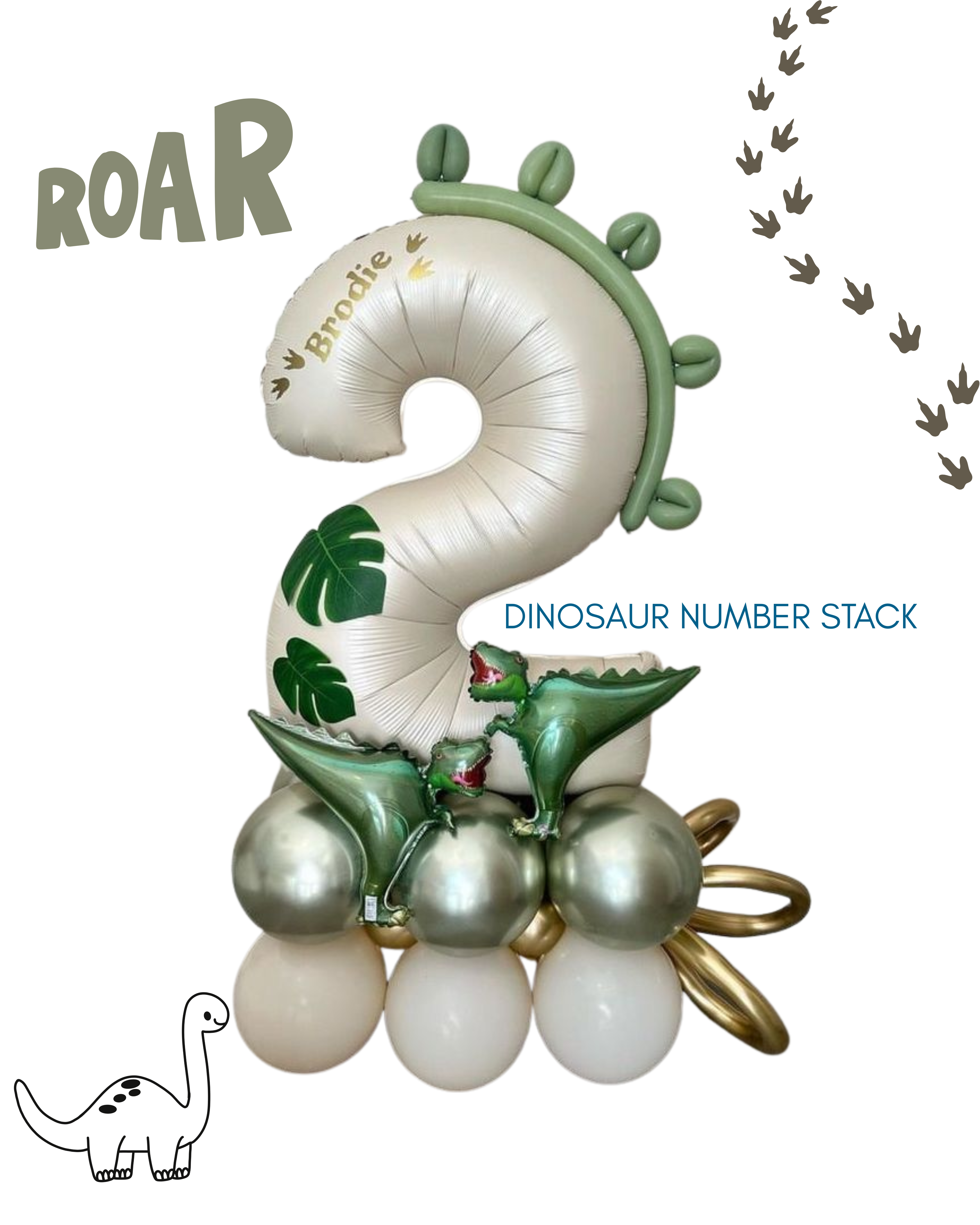 Dinosaur Balloon Bouquet 🦖