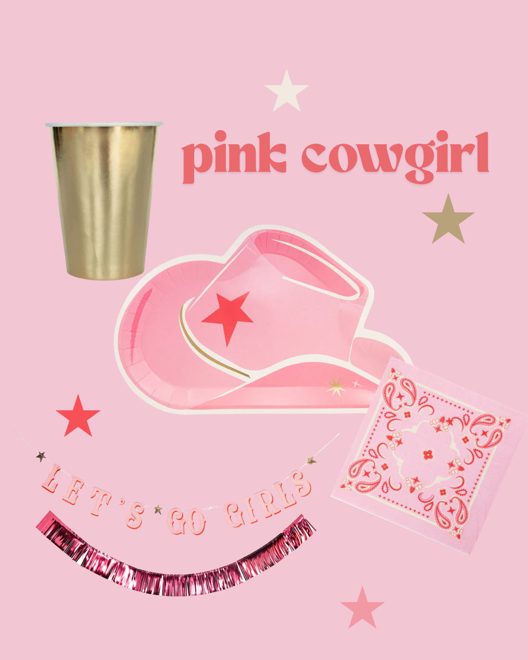 Pink Cowgirl Party Bundle #2