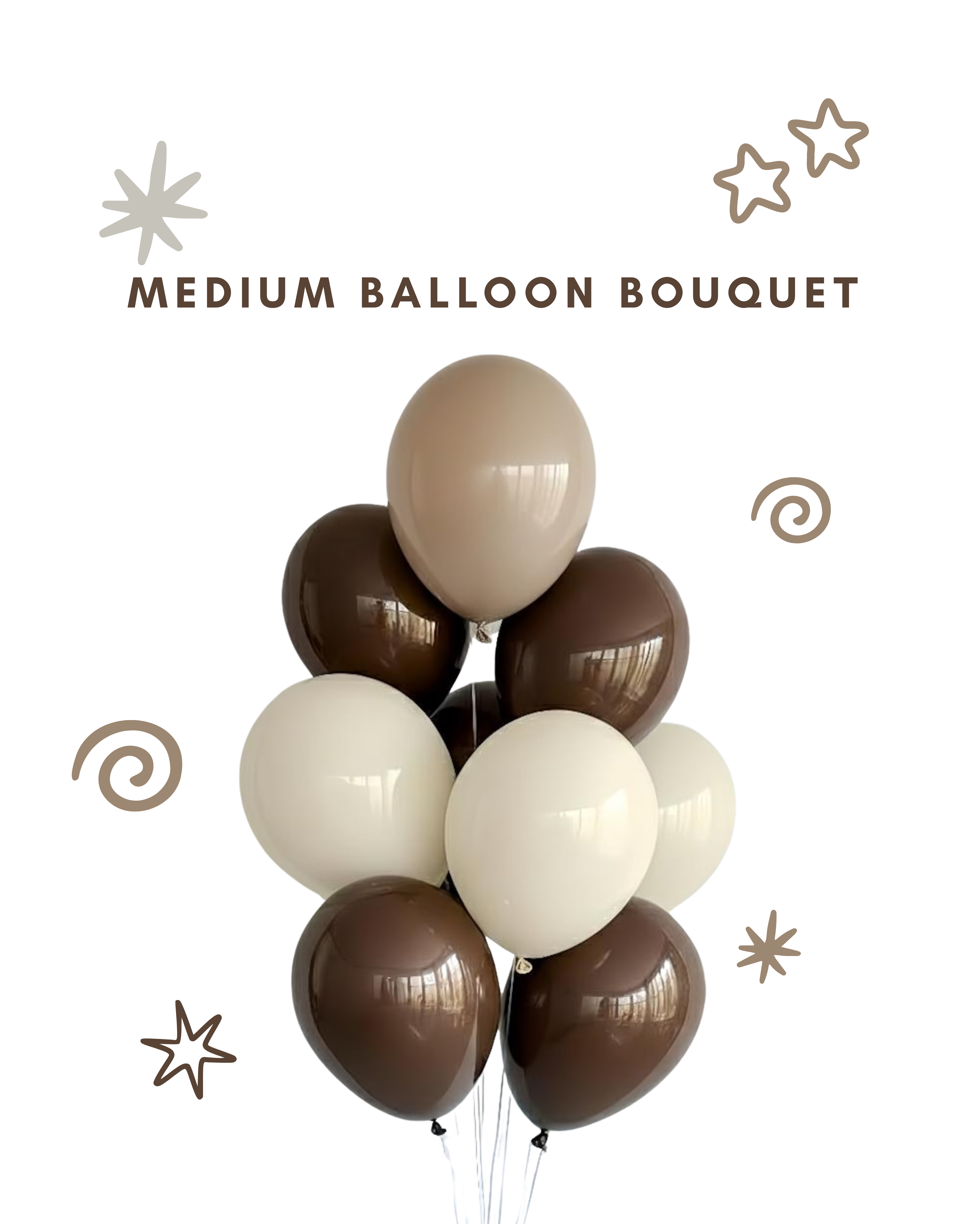 Medium Balloon Bouquet // 9 Balloons 🎈