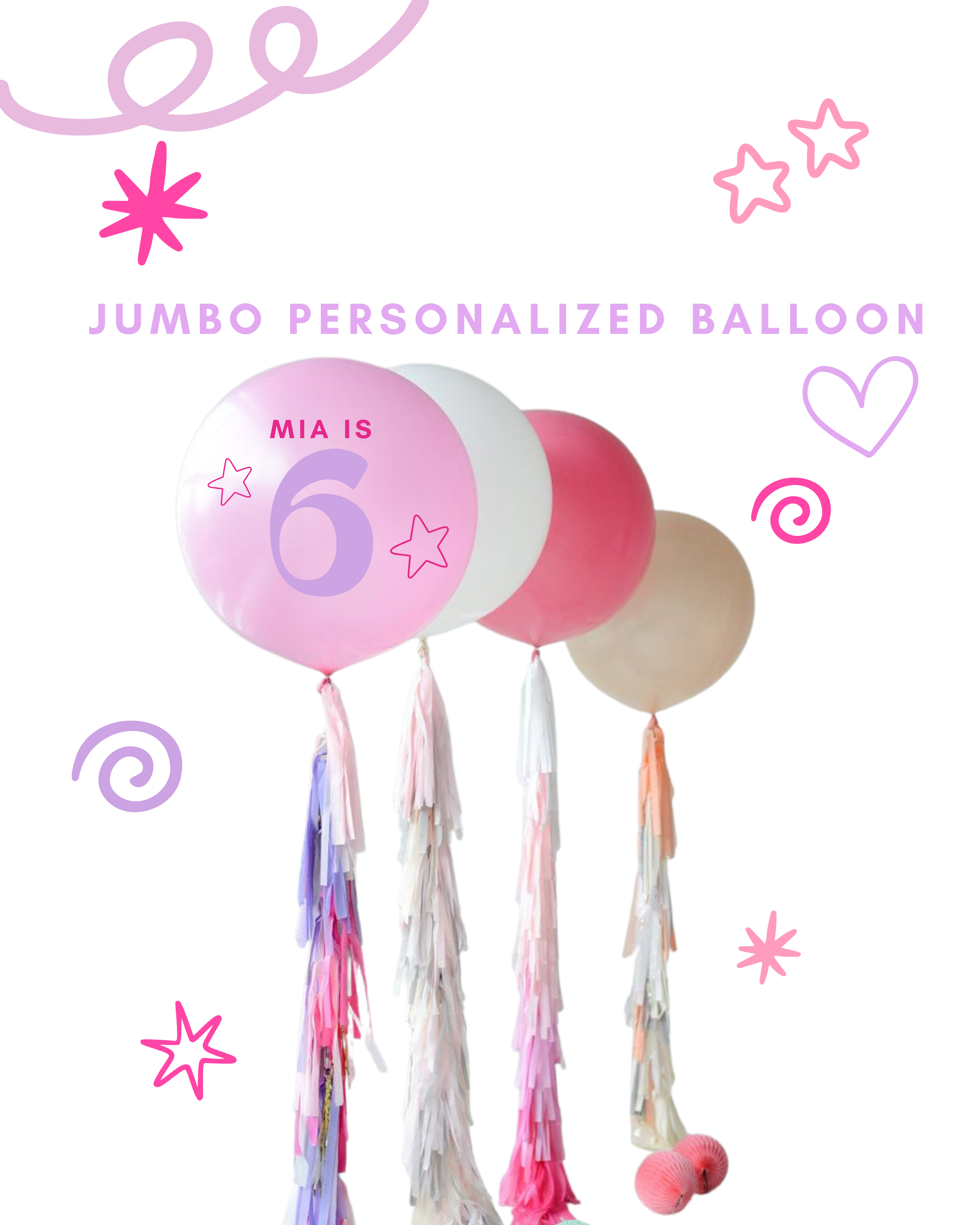 Jumbo Personalized Balloon ✨