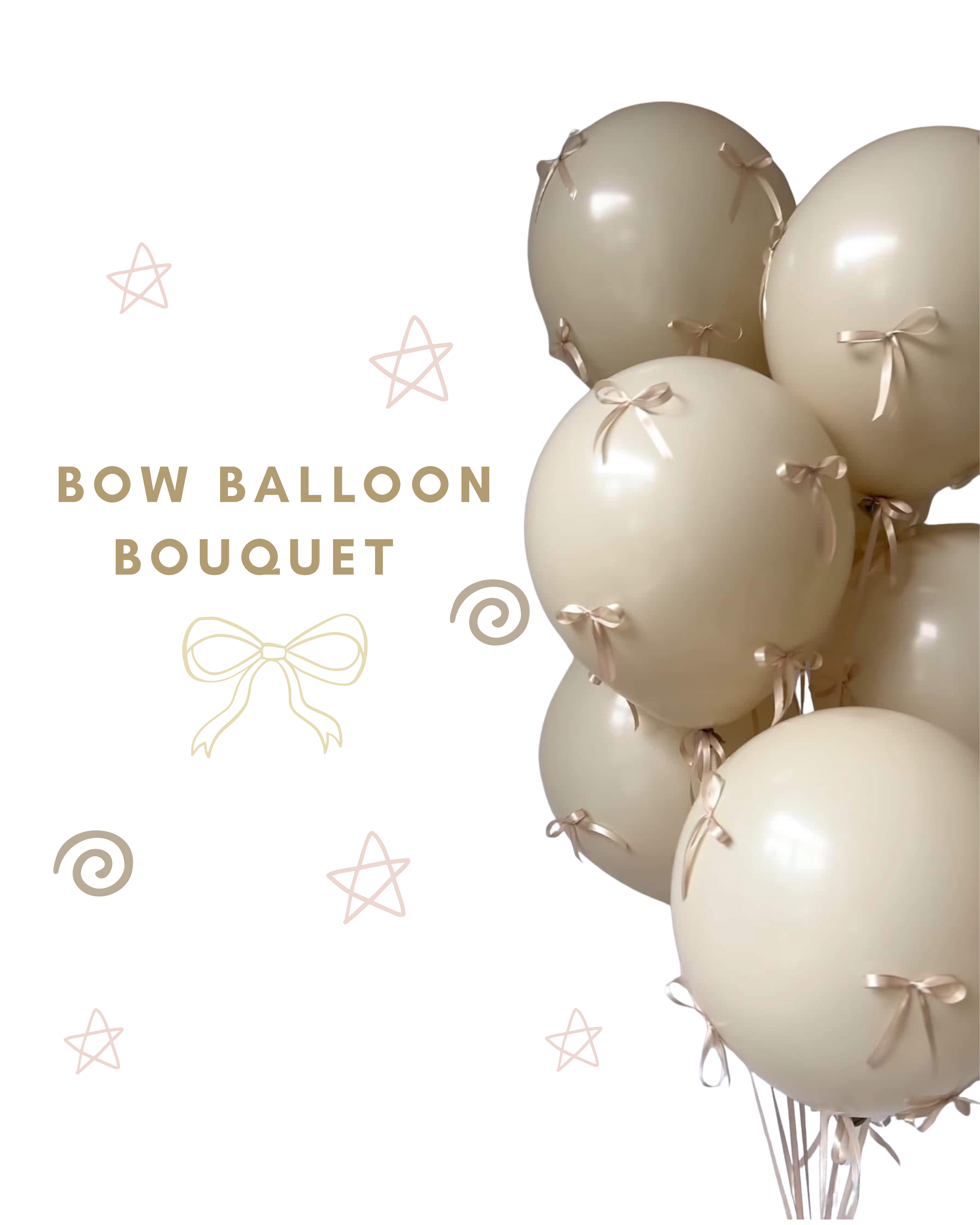 Bow Balloon Bouquet 🎀