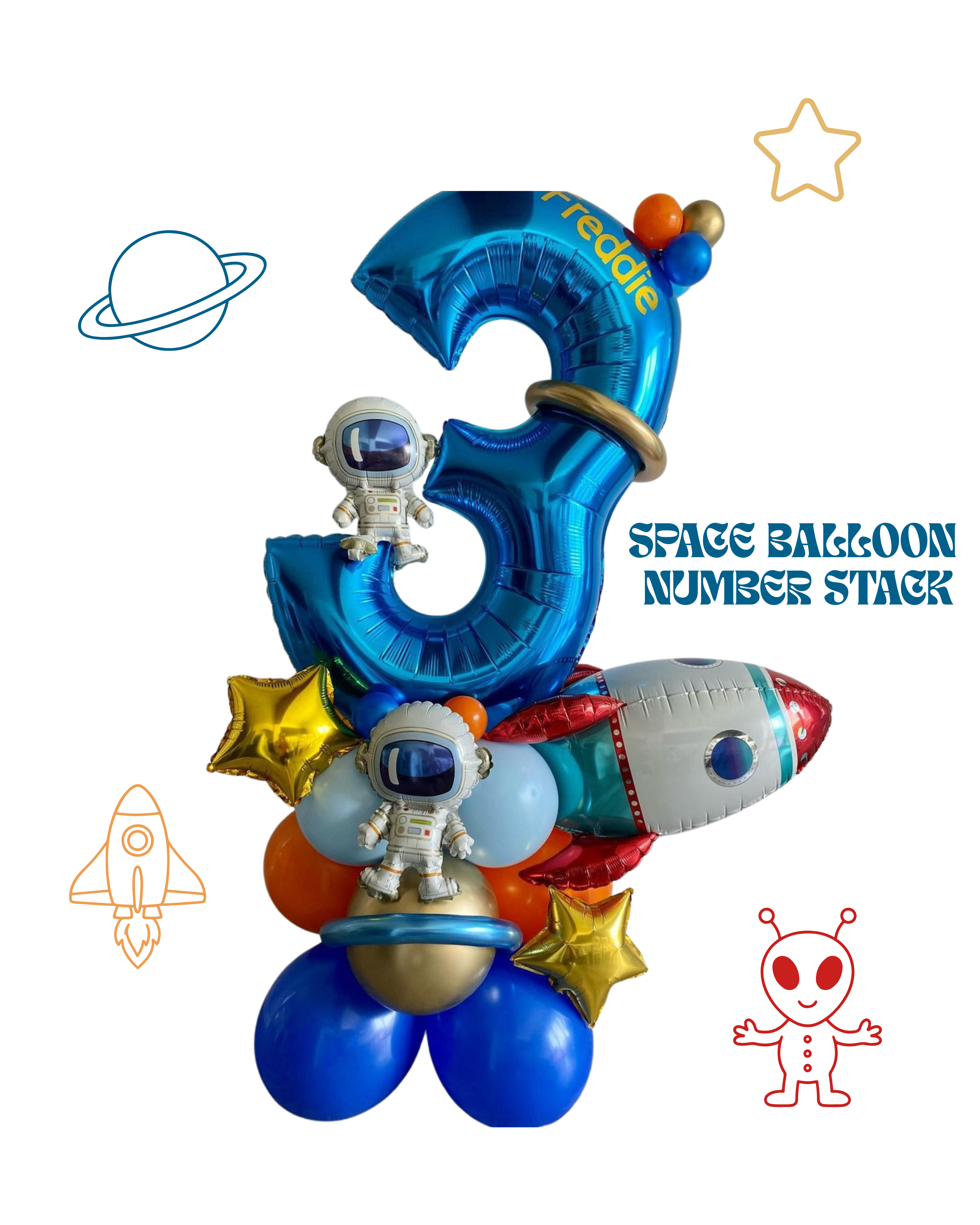 Space Balloon Bouquet 👽🚀