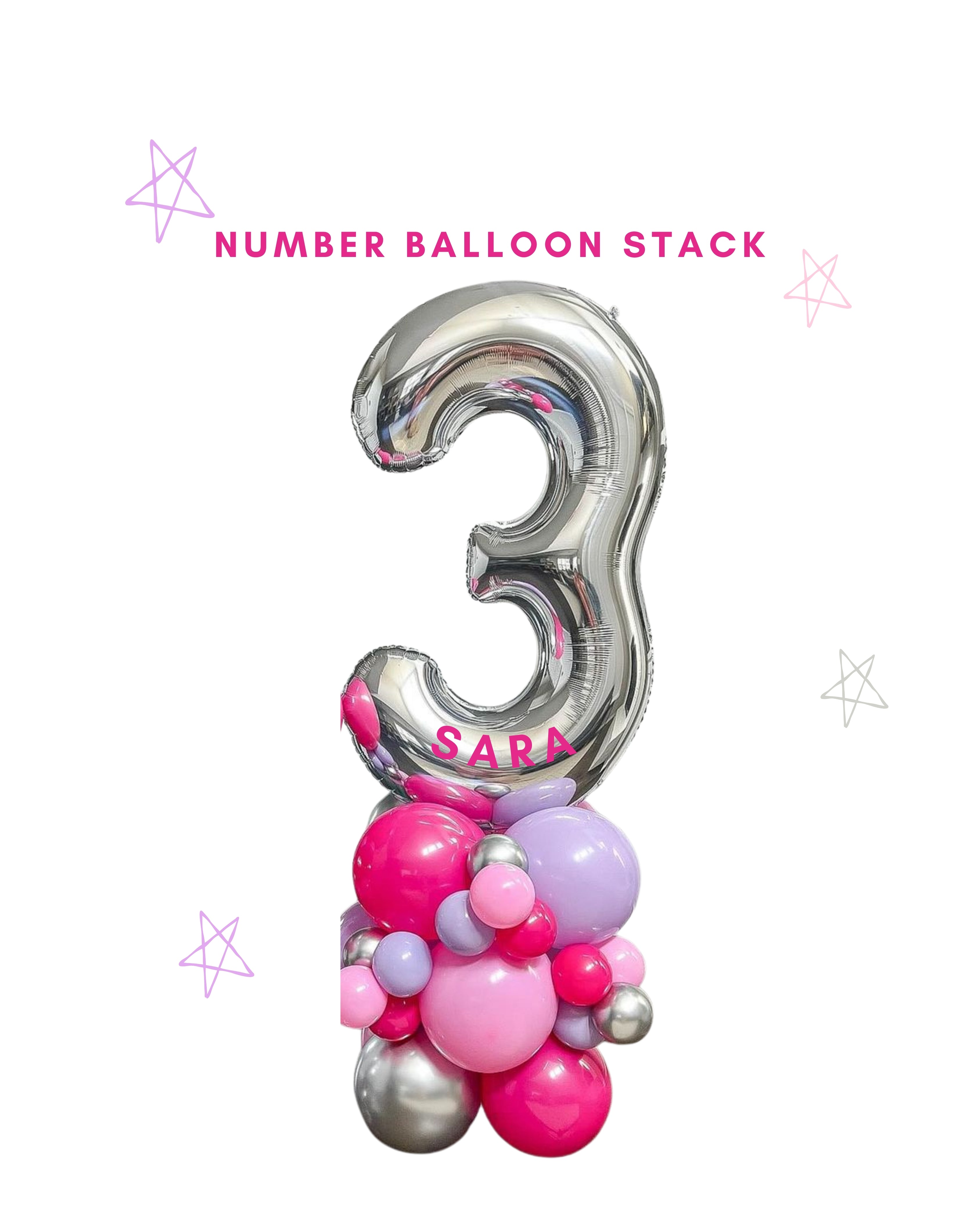 Balloon Number Stack