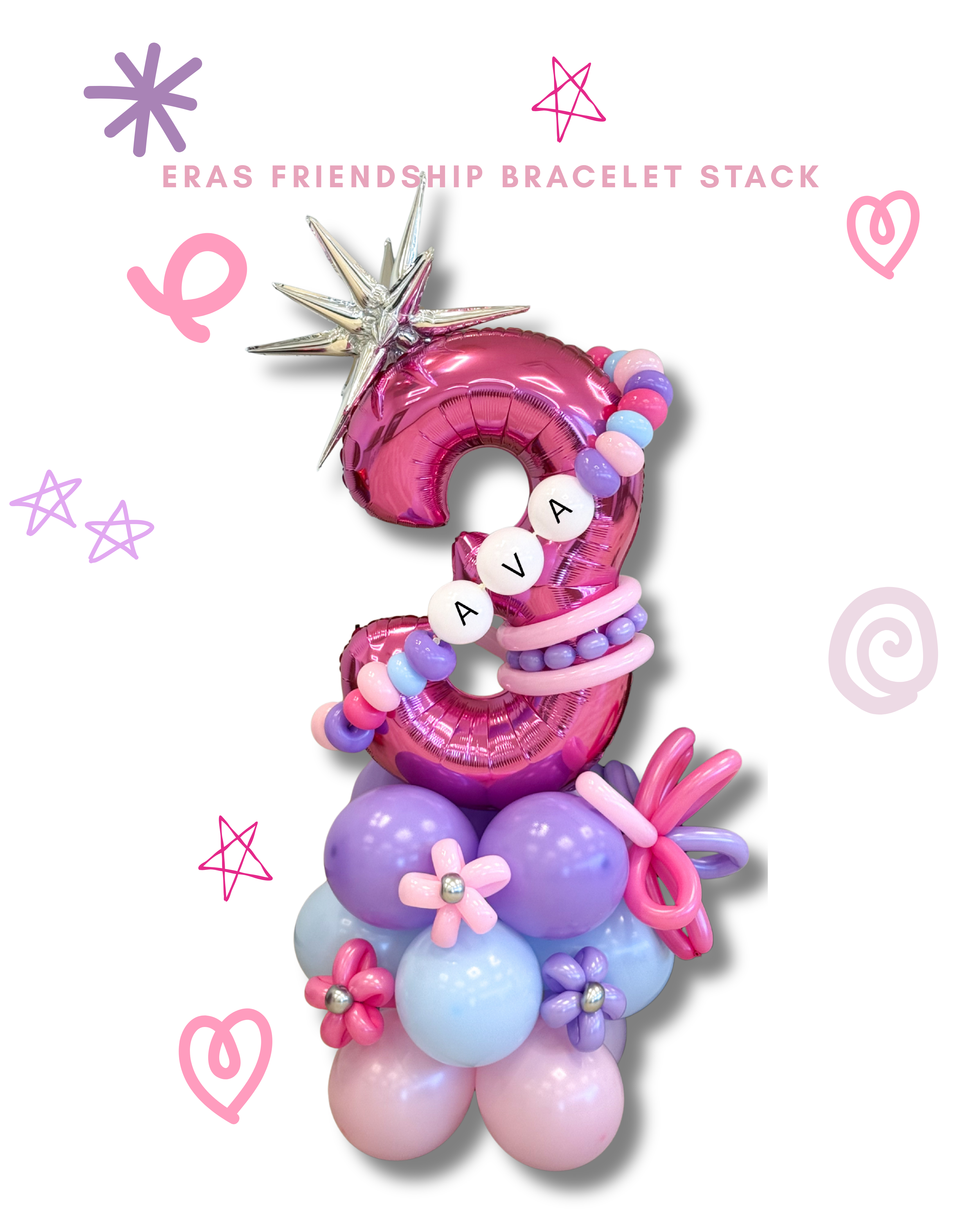 Eras Friendship Bracelet Arrangement